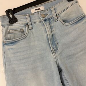 Just Black High Rise Light Denim Jeans Wide Leg Women's